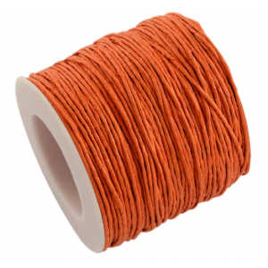 Вощёный шнур, оранжевый, 5м